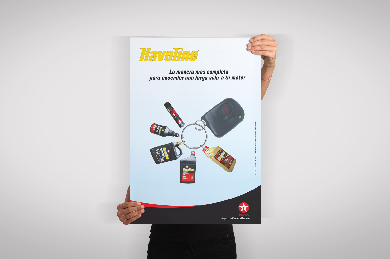 Diseño Publicitario Afiche Texaco