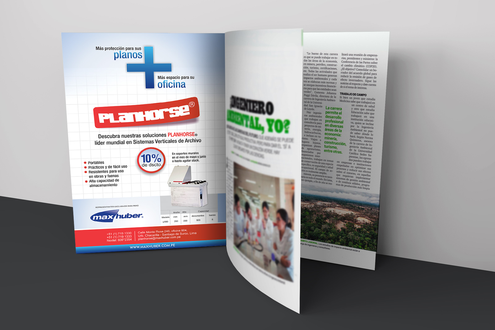 Diseño Publicitario Aviso de Revista