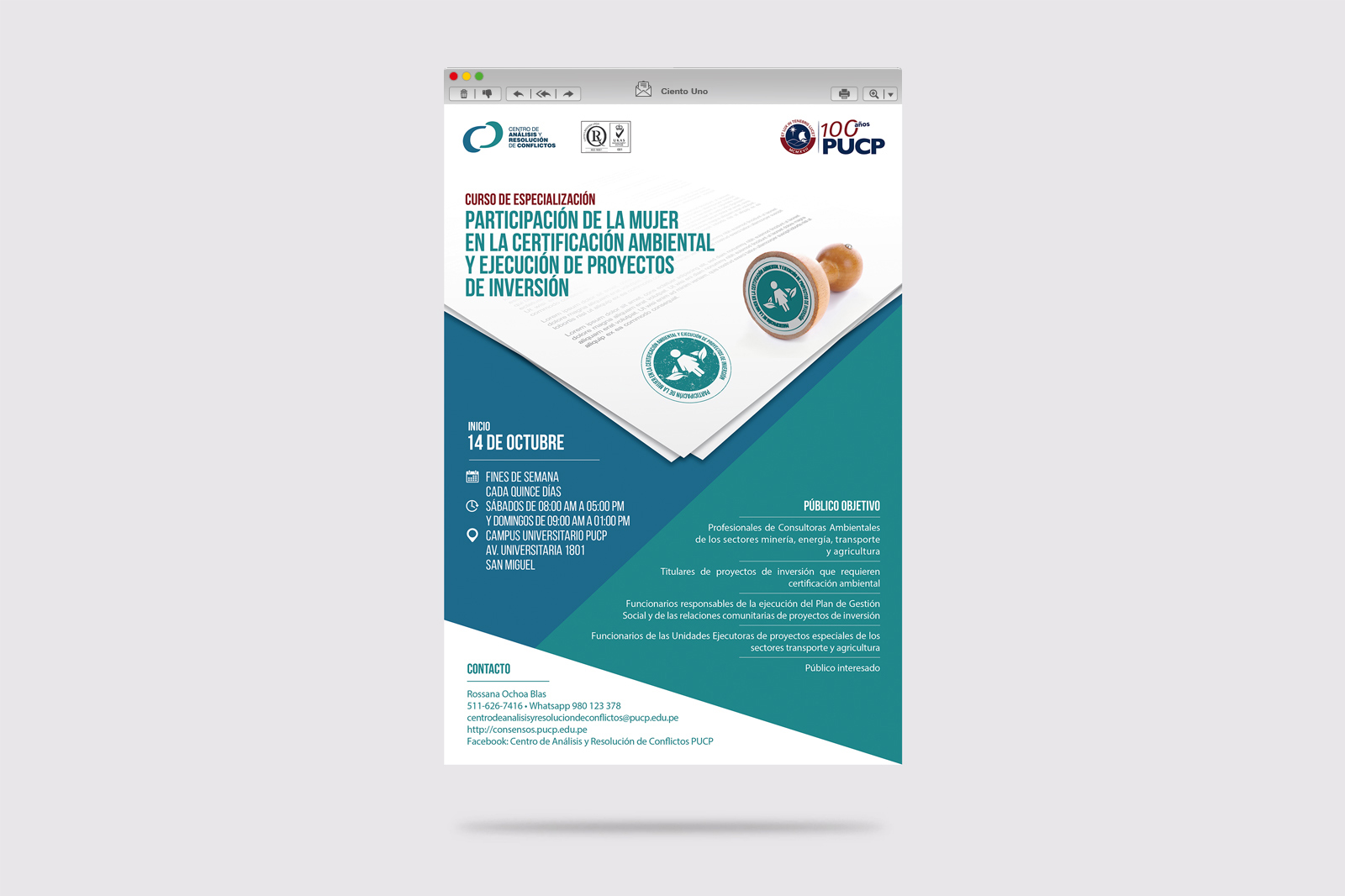 Diseño Mailing CARC