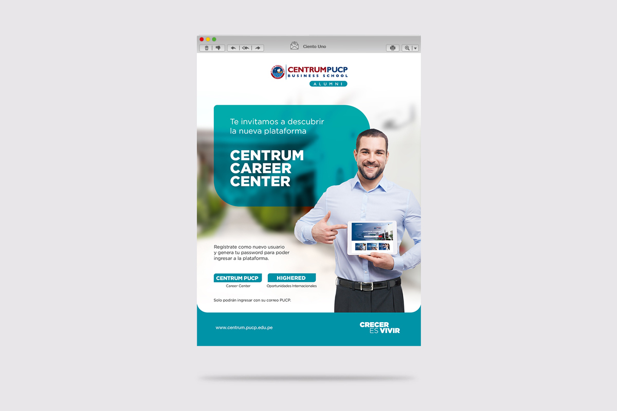 Diseño Mailing CENTRUM