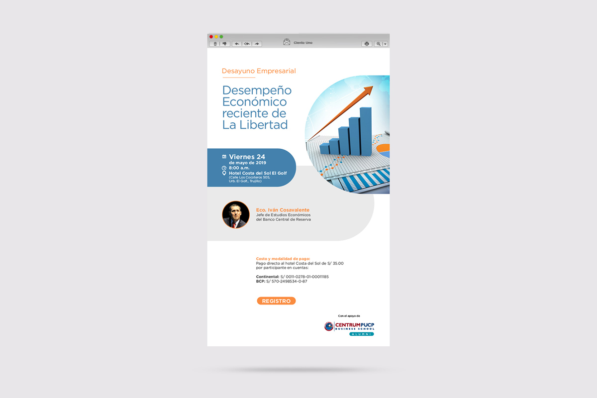 Diseño Mailing CENTRUM