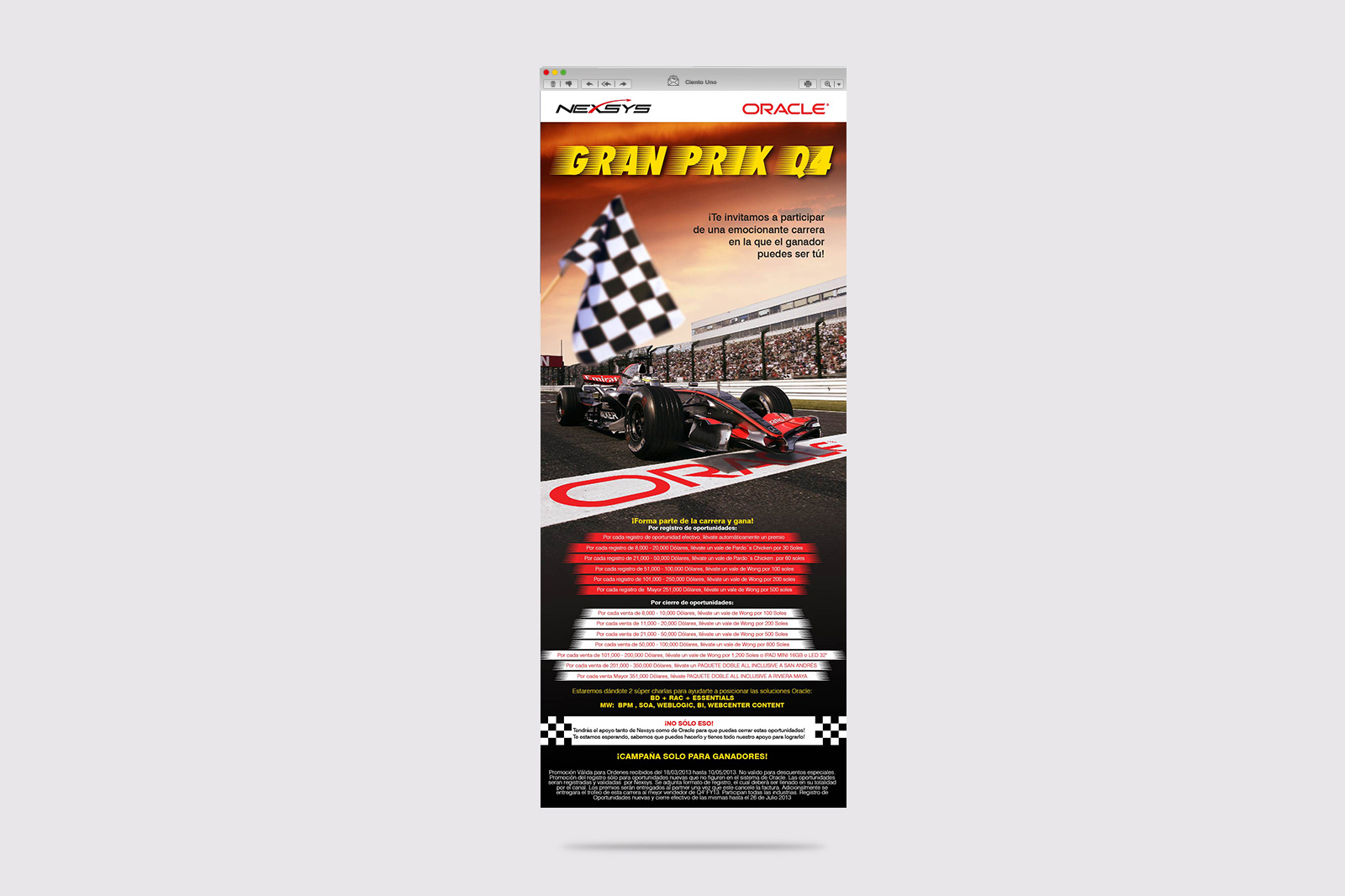 Diseño Mailing Oracle